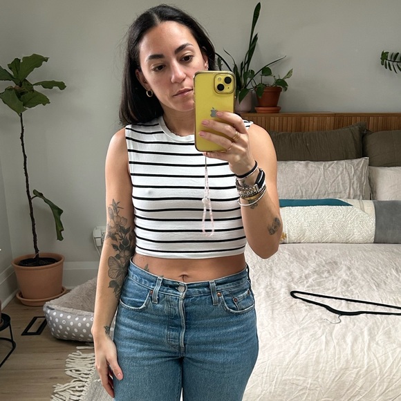 Zara stripped tank top - Picture 1 of 2